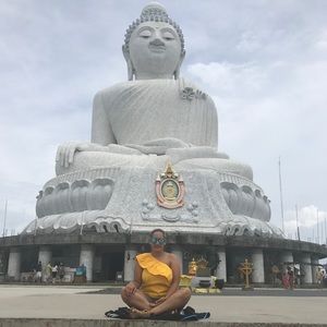 Ruffle one shoulder top Bright yellow